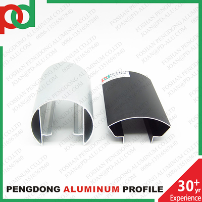 6M 長さプラタマート 黒木色 アルミニウムハンドレール プロファイル ブロンズアンロイド仕上げと異なるサイズ