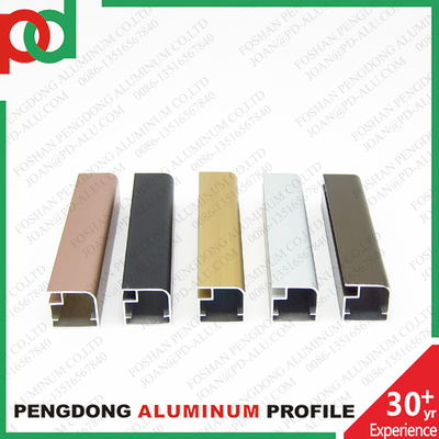 アルミプロファイル キッチンキャビネット ガラスのシャッター ドアフレームは合金