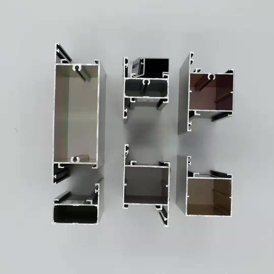習慣6063 T5は開き窓の窓のプロフィールを粉にする上塗を施してある陽極酸化した