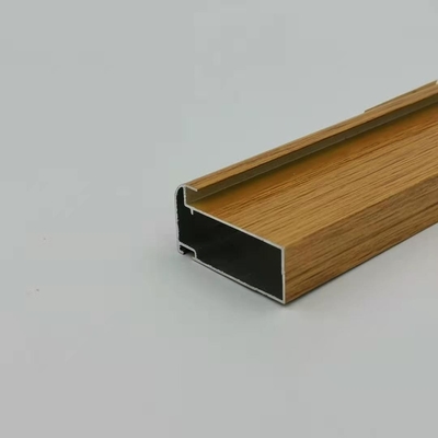 リビア6063の台所アルミニウム プロフィール木穀物の粉は塗った