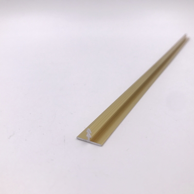 11.7mm Tは陽極酸化されたアルミニウム プロフィールをクロム染料で染める金のばら色の金を形づける