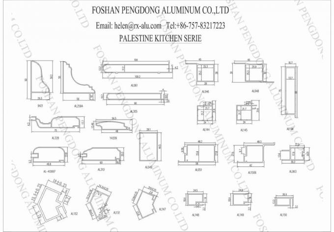 安い価格のイスラエルのためのアルミニウム放出のプロフィール
