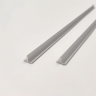 お買い得 装飾的な8mm Tは銀がマットを陽極酸化したアルミニウム トリムのプロフィールを形づける オンライン