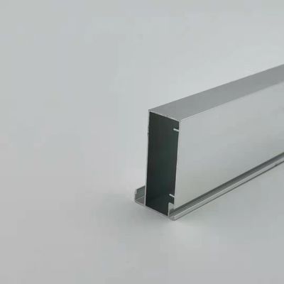 お買い得 光沢のある銀製の長方形の陽極酸化されたアルミニウム台所プロフィール1.2mmの厚さ オンライン
